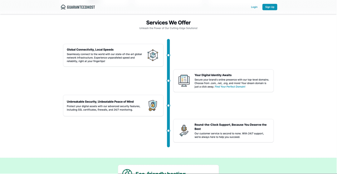 GuaranteedHost services desktop