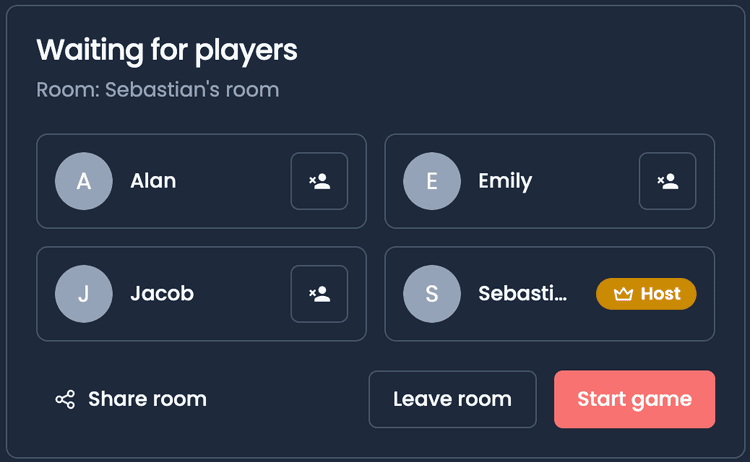 Set Multiplayer Room